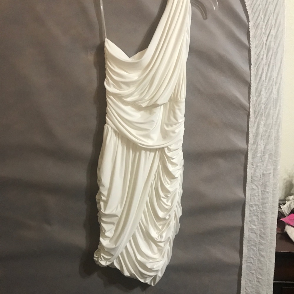 White off shoulder dress